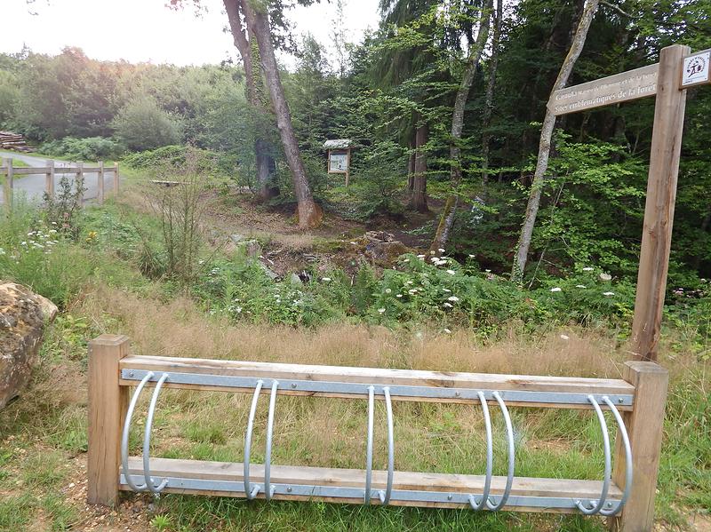 Parmi les aménagements, un parking à vélos