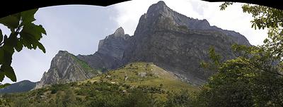 Panorama de la zone concernée par le sentier de découverte