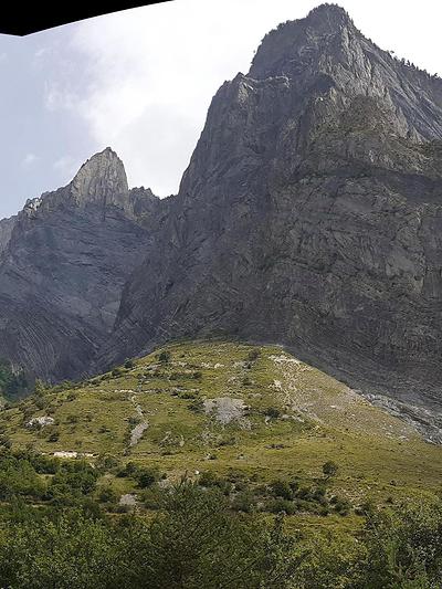 Panorama de la zone concernée par le sentier de découverte