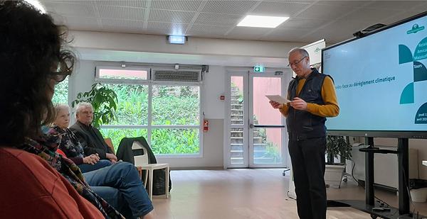 Photo du discours de Frédéric Chapuis